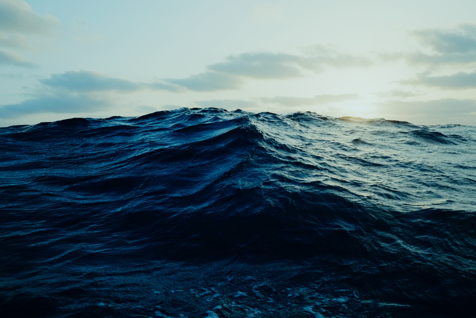 Open ocean swell.